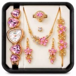 5-in-1 Ladies Watch and Jewellery Gift Set