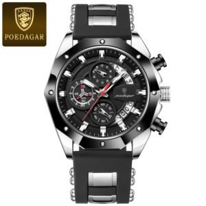 POEDAGAR Luxury Military Men's Quartz Sport Watch