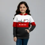 Stylish Kids Color Block Hoodie